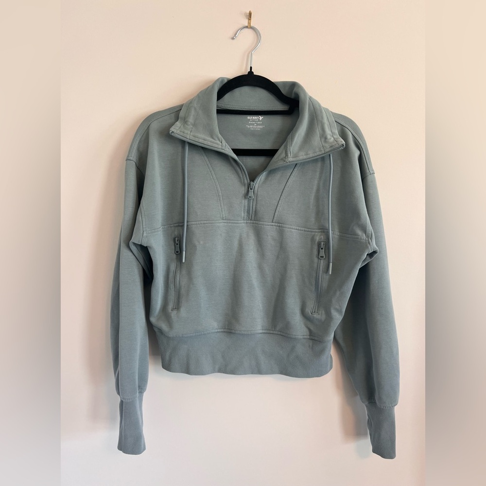 Half Zip Hoodie Sweatshirt - Picture 2 of 16